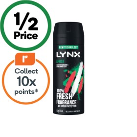 Lynx Antiperspirant or Bodyspray 165ml