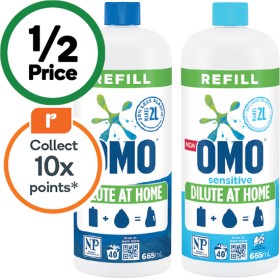 OMO Dilutables Active or Sensitive 665ml