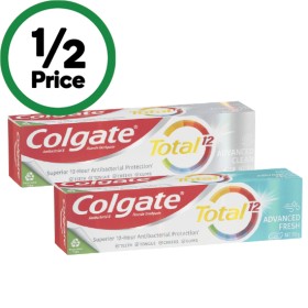 Colgate Total Advanced or Whitening Toothpaste 115g