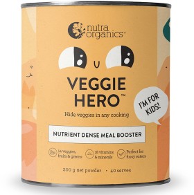 Nutra-Organics-Veggie-Hero-200g on sale