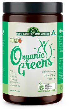 Vital-Organic-Greens-Powder-200g on sale