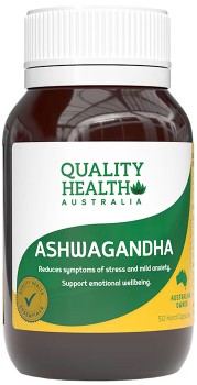 Quality-Health-Ashwagandha-50-Capsules on sale