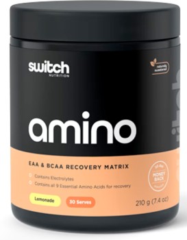 Switch-Nutirtion-Amino-EAA-BCAA-Recovery-Matrix-Lemonade-210g on sale
