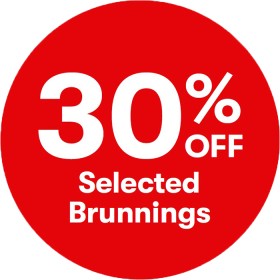 30-off-Selected-Brunnings on sale