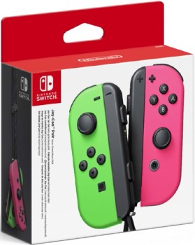 Nintendo-Switch-Joy-Con-Pair-Neon-Green-Pink on sale