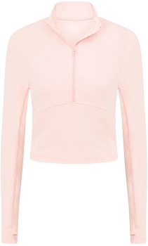 All-Star-Active-Cropped-12-Zip-Sunkissed-Peach on sale
