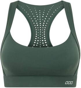 Aero-Fit-High-Support-Sports-Bra-Fig-Green on sale