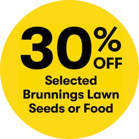 30-off-Selected-Brunnings-Lawn-Seeds-or-Food on sale