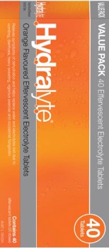 NEW-Hydralyte-40-Pack-Orange-Effervescent-Tablets on sale