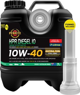 Penrite-HPR-Diesel-10-10W40-7L on sale
