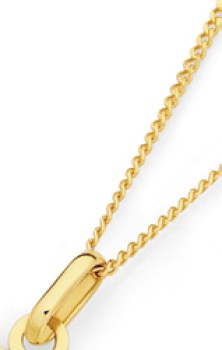 9ct-Gold-45cm-Fine-Curb-Chain on sale