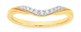 9ct-Gold-Diamond-Curved-Band on sale