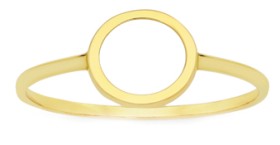 9ct-Gold-Open-Circle-Dress-Ring on sale