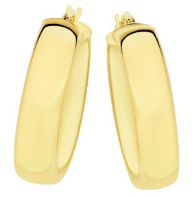 9ct-Gold-20mm-Hoop-Earrings on sale