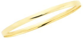 9ct-Gold-4x62mm-Solid-Comfort-Bangle on sale