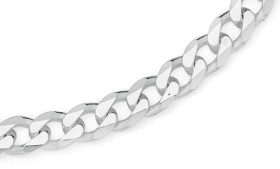 Sterling-Silver-Gents-55cm-Solid-Bevelled-Curb-Chain on sale