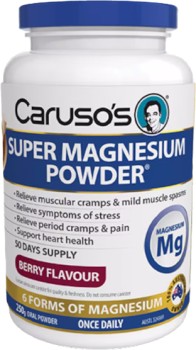 Carusos-Super-Magnesium-Powder-Berry-250g on sale