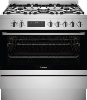 Westinghouse-90cm-Dual-Fuel-Freestanding-Cooker on sale