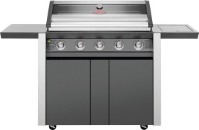 BeefEater-1600-Series-Dark-Stainless-Steel-5-Burner-BBQ-Trolley on sale