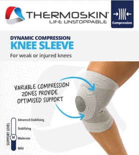 Thermoskin-Dynamic-Compression-Knee-Sleeve-SmallMedium on sale