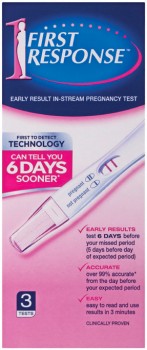 First-Response-In-Stream-Pregnancy-Test-3-Tests on sale