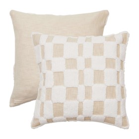 Kova-Check-Tufted-Large-Square-Cushion-by-MUSE on sale