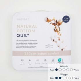 Natural-280gsm-Cotton-Quilt-by-Habitat on sale