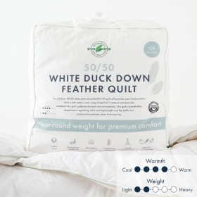 Premium-5050-Duck-Down-Feather-Quilt-by-Greenfirst on sale