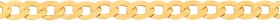 9ct-Gold-50cm-Solid-Flat-Curb-Chain on sale
