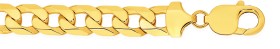 9ct-Gold-Solid-Bevelled-Curb-Gents-Bracelet on sale