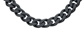 MY-Stainless-Steel-Black-55cm-Curb-Gents-Chain on sale