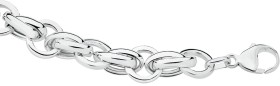 Sterling-Silver-Circle-Double-Link-Bracelet on sale