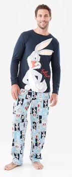 Bugs-Bunny-License-Long-Sleeve-Top-Family-Matching-Pyjama-Set on sale
