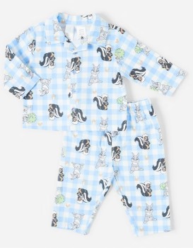 Thumper-License-Flannel-Pyjama-Set-Blue on sale