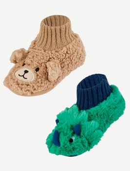 NEW-Cable-Bootee-Bear-Dino on sale