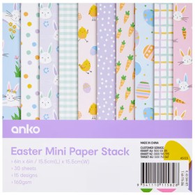 30-Pack-Easter-Mini-Paper-Stack on sale