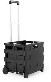 Collapsible-Trolley-Box-Black on sale