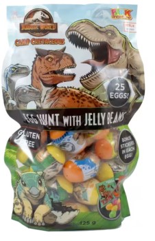 Park-Avenue-Jurassic-World-Camp-Cretaceous-Egg-Hunt-Bag-with-Jelly-Beans-125g on sale