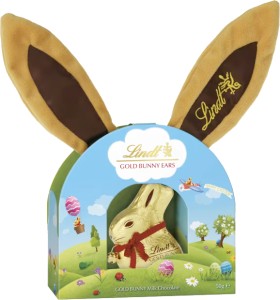 NEW-Lindt-Gold-Bunny-Plush-Ears-50g on sale
