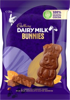 Cadbury-Dairy-Milk-Bunny-Sharebag-204g on sale
