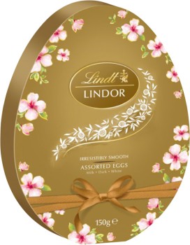 Lindt-Lindor-Assorted-Easter-Eggs-Blossom-Gift-Box-150g on sale
