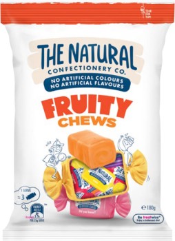 The-Natural-Confectionery-Co-Fruity-Chews-180g on sale