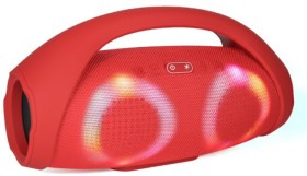 JVC-Portable-Bluetooth-Boombox-with-Microphone-Red on sale