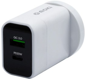 Moki-PD-20W-Type-C-QC-USB-30-Wall-Charger-White on sale