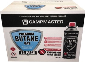 Campmaster-12-Pack-Butane-Gas-Cartridges on sale