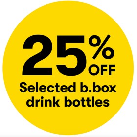 25-off-Selected-bbox-Drink-Bottles on sale