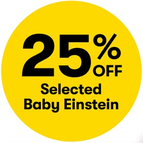 25-off-Selected-Baby-Einstein on sale