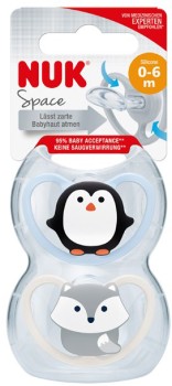 NUK-2-Pack-Signature-Space-Soothers on sale