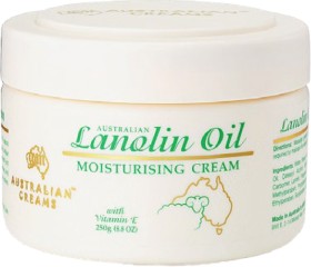 Australian-Creams-Lanolin-Oil-Moisturising-Cream-250g on sale
