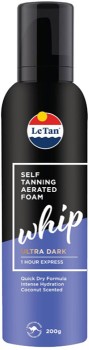 Le-Tan-Ultra-Dark-Whip-Aerated-Foam-Tanning-200g on sale
